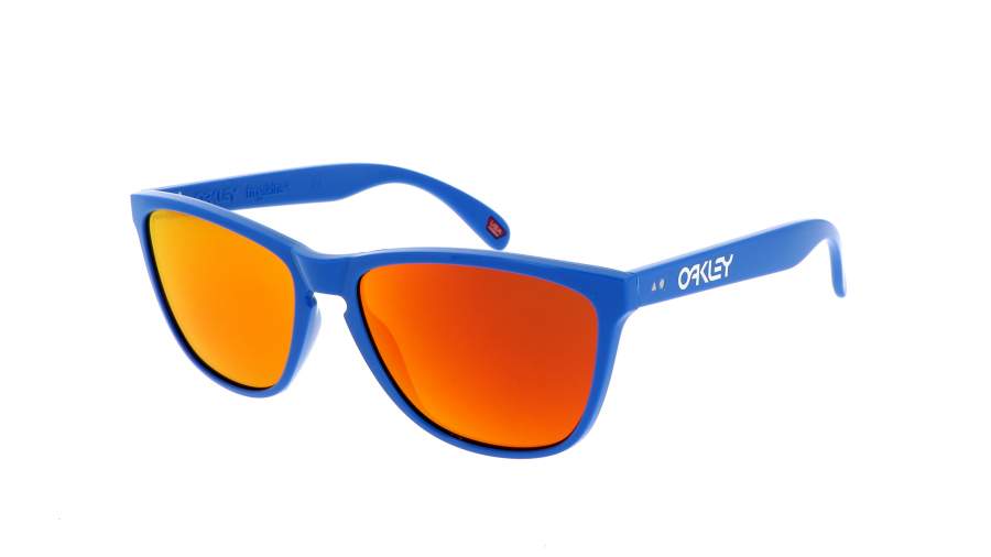 Oakley Frogskins 35th Bleu Prizm OO9444 04 57-16 Medium Miroirs