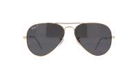 Ray-Ban Aviator Large Metal Gold RB3025 9196/48 58-14 Large Polarized in stock