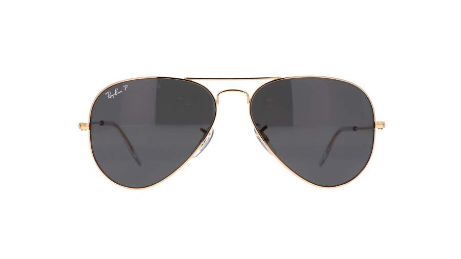 Sunglasses Ray-Ban Aviator Metal Gold RB3025 9196/48 58-14 Medium Polarized in stock
