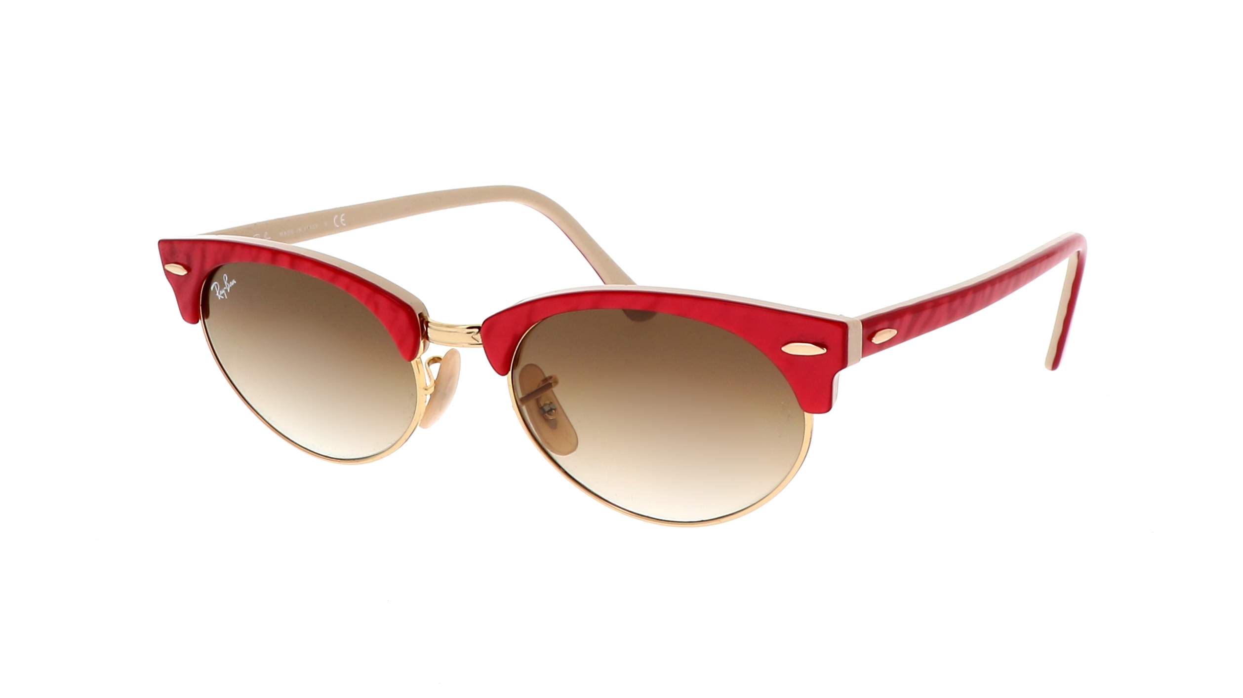 Ray-Ban Clubmaster Oval Red RB3946 1308 