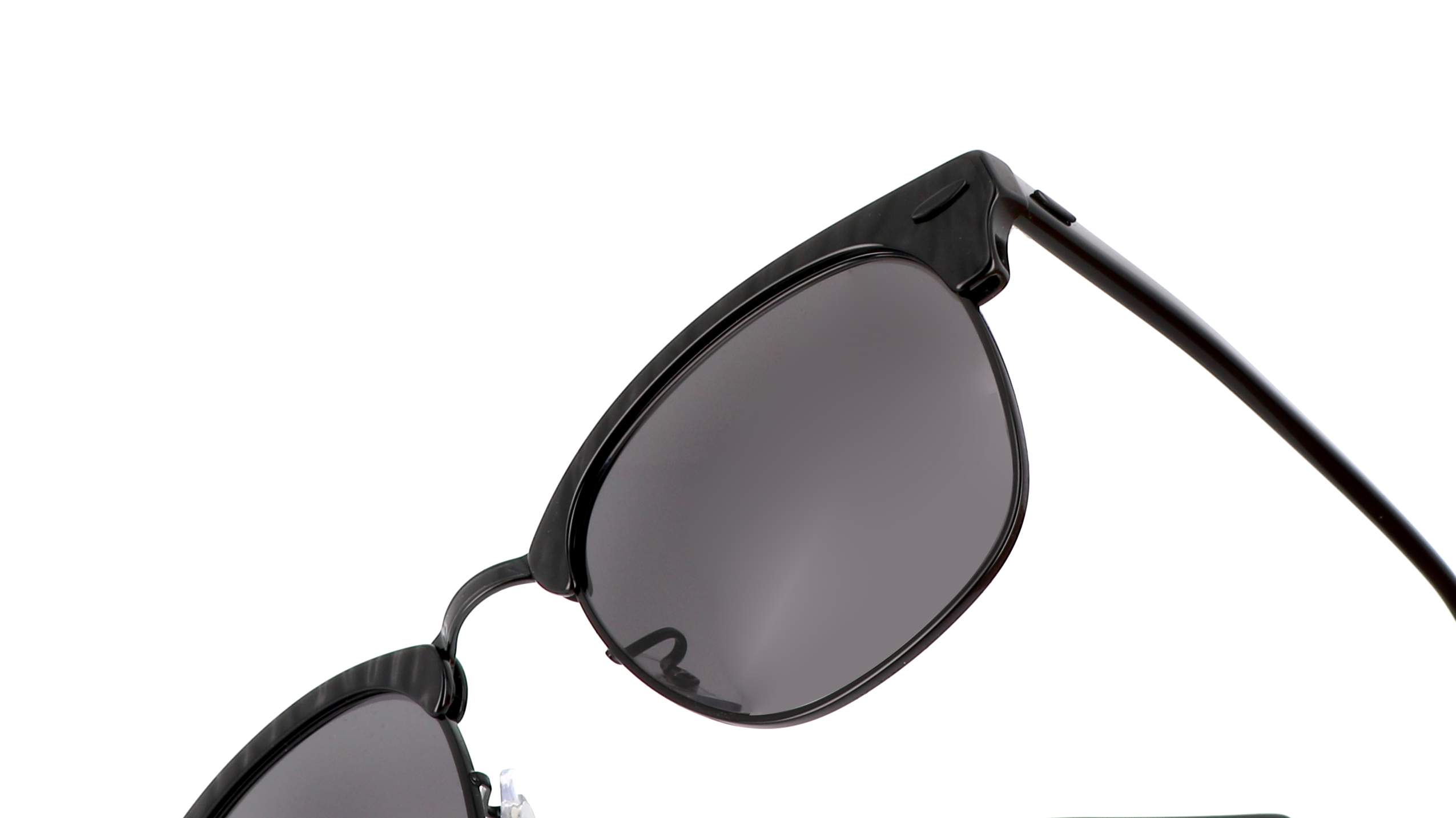 Ray Ban Clubmaster Rb3016 1305 B1 51 21 Top Wrinkled Black Visiofactory