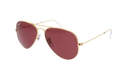 Ray-Ban Aviator Large Metal Gold RB3025 9196/AF 55-18 Small Polarized