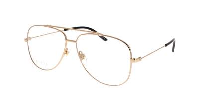 gucci gold aviator eyeglasses
