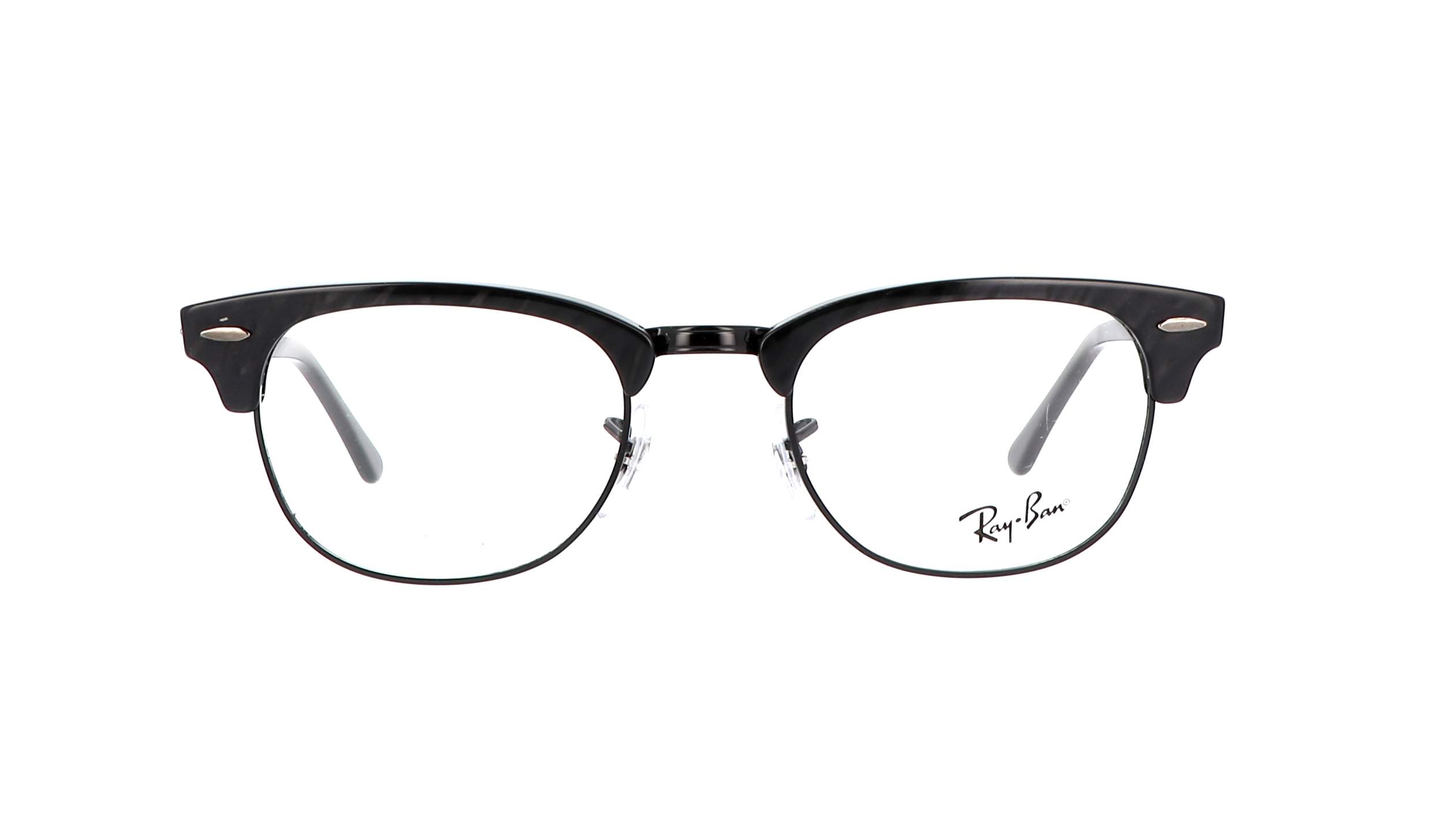 Eyeglasses Ray-Ban Clubmaster Black RX5154 RB5154 8049 49-21 Small in ...