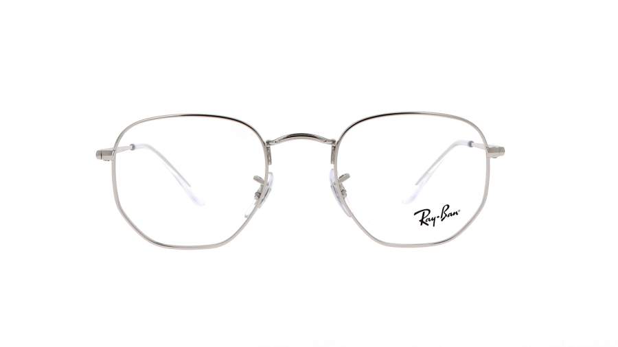 Ray-Ban RX6448 RB6448 2501 48-21 Argent Small en stock