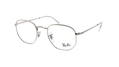 Ray-Ban Hexagonal RX6448 RB6448 2501 54-21 Argent Large