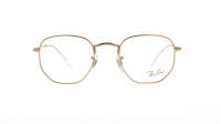 Ray-Ban RX6448 RB6448 3086 51-21 Gold Mittel
