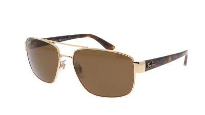 Sunglasses Ray-Ban RB3663 001/57 60-17 Gold Large Polarized in stock