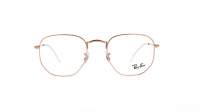 Ray-Ban RX6448 RB6448 3094 48-21 Shiny gold Pink Small