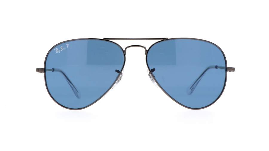 Sunglasses Ray-Ban Aviator Grey RB3689 004/S2 55-14 Small Polarized in stock
