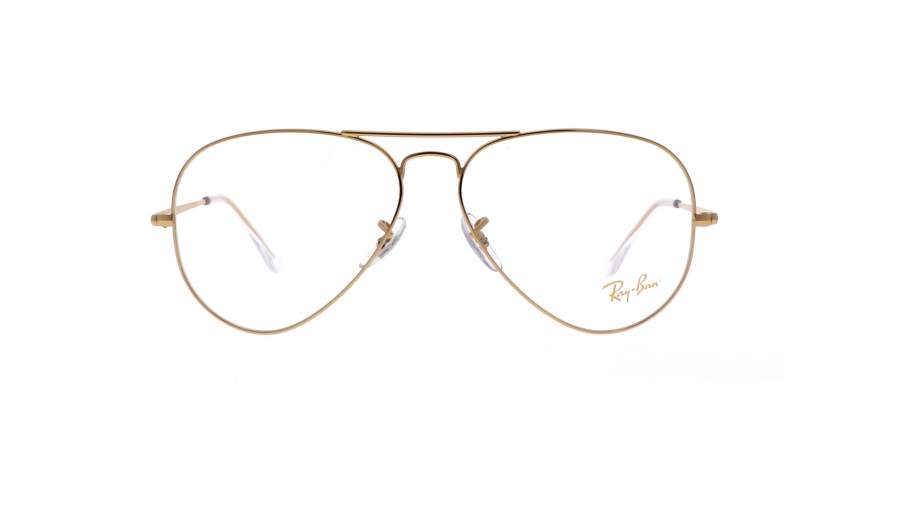 Eyeglasses Ray-Ban Aviator optics Gold RX6489 RB6489 3086 55-14 Medium in stock