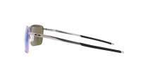 Oakley Ejector Silber Matt Prizm OO4142 04 58-16 Mittel Verspiegelte Gläser