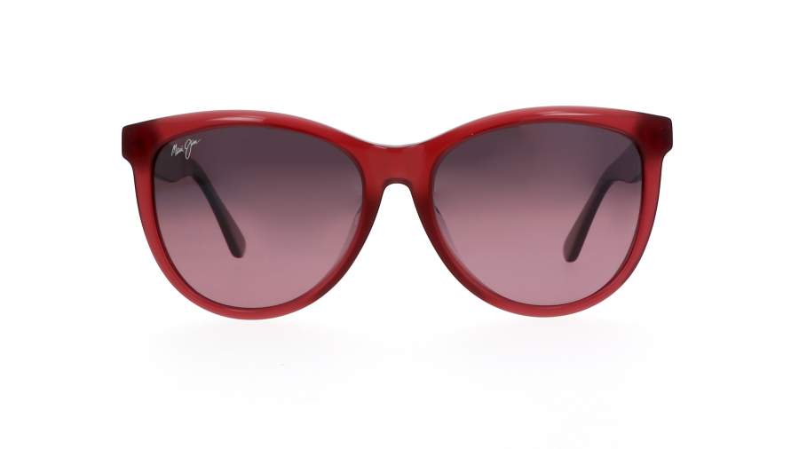 Maui Jim Glory Glory Milky Raspberry Bordeaux Super thin glass RS833-13D 56-17 Large Polarized Gradient in stock