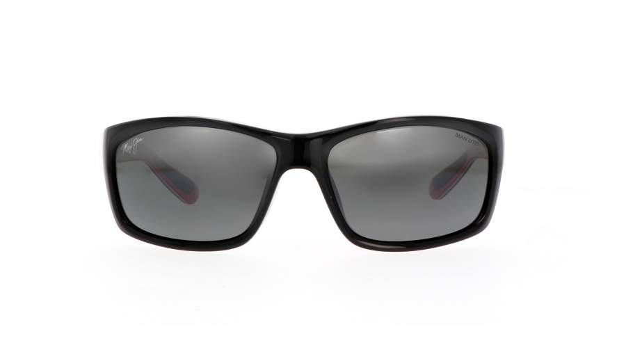 Sunglasses Maui Jim Kanaio coast Manchester United Black Super thin glass 766-34UTD Medium Polarized Gradient Mirror in stock