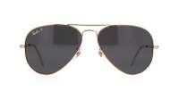 Ray-Ban Aviator Gold RB3025 9196/48 55-14 Small Polarized in stock