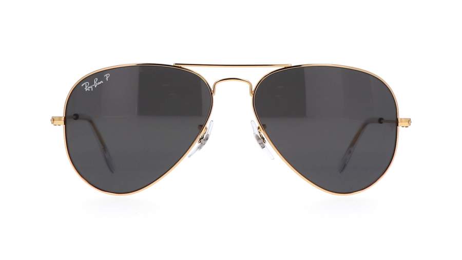Sunglasses Ray-Ban Aviator Large Gold RB3025 9196/48 55-14 Small Polarized in stock