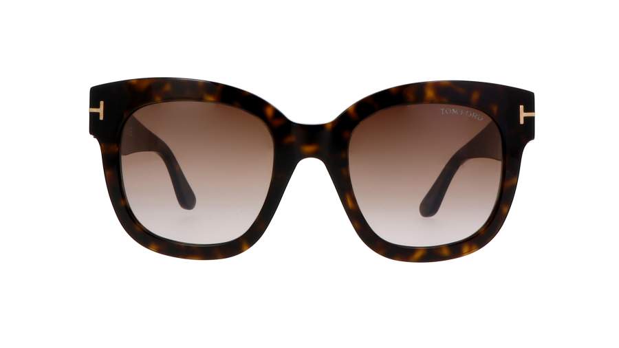 Sonnenbrille Tom Ford Beatrix Tortoise FT0613/S 52T 52-22 Mittel Gradient Gläser auf Lager