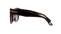 Tom Ford Beatrix Tortoise FT0613/S 52T 52-22 Mittel Gradient Gläser