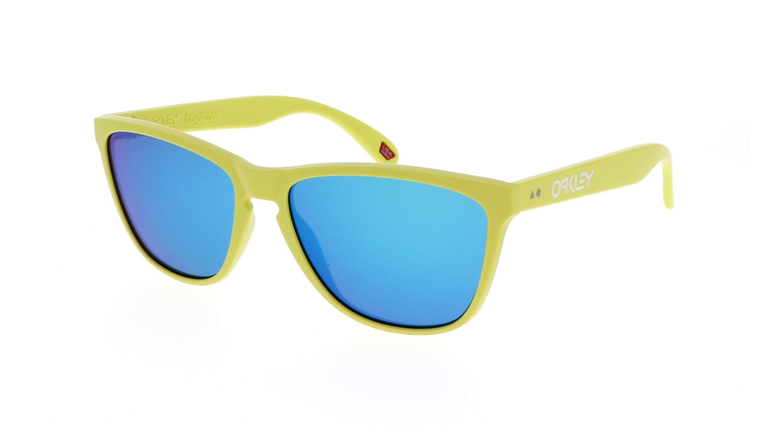 yellow frame oakley sunglasses