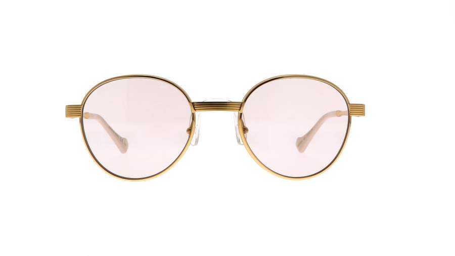 Sunglasses Gucci GG0872S 001 51-21 Transparent Gold Medium in stock