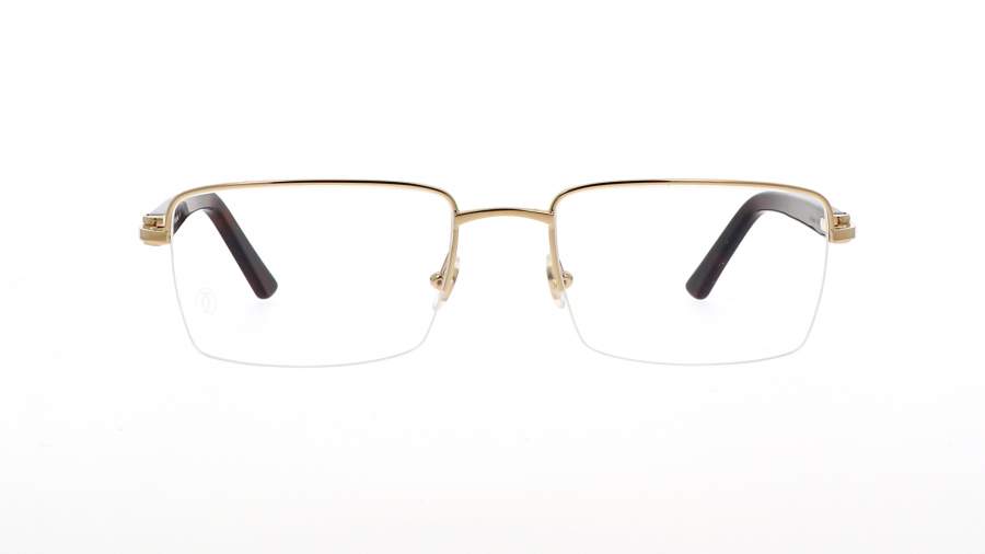 Eyeglasses Cartier CT0042O 003 55-20 Gold Large in stock