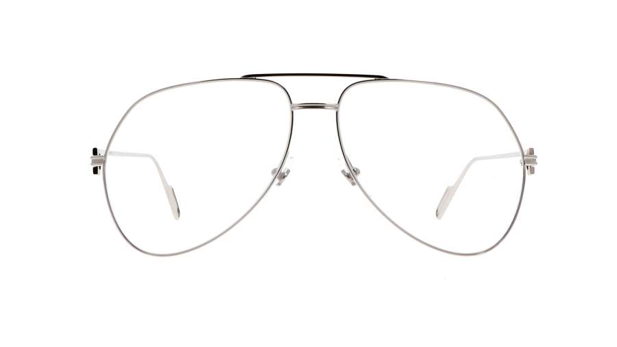 Eyeglasses Cartier CT0116O 002 60-14 Silver Medium in stock