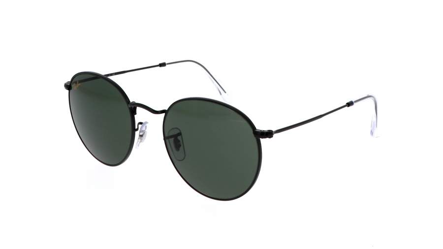 Sunglasses Ray-Ban Round Metal Black G-15 RB3447 9199/31 53-21 Large