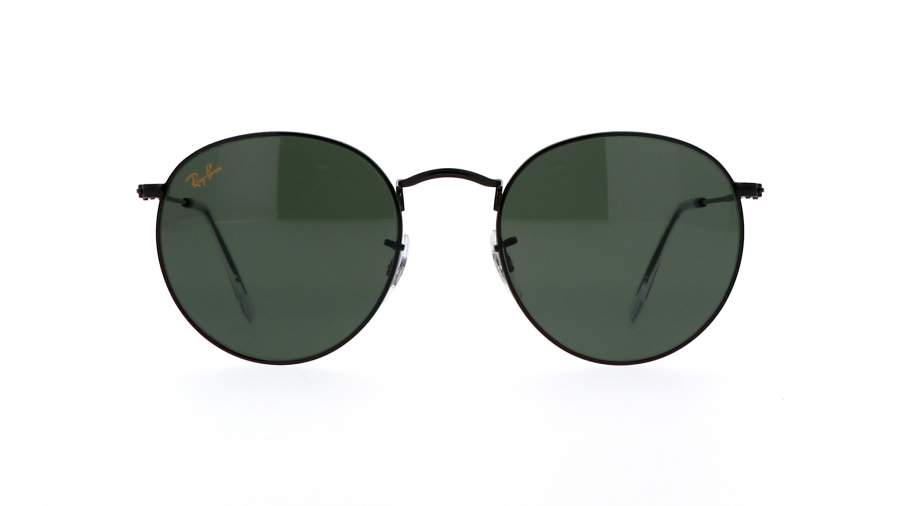 Sunglasses Ray-Ban Round Metal Black G-15 RB3447 9199/31 53-21 Large in stock