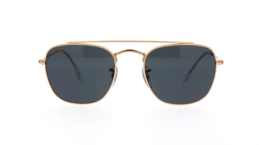 Lunettes de soleil Ray-Ban RB3557 9196/R5 51-20 Or Small en stock