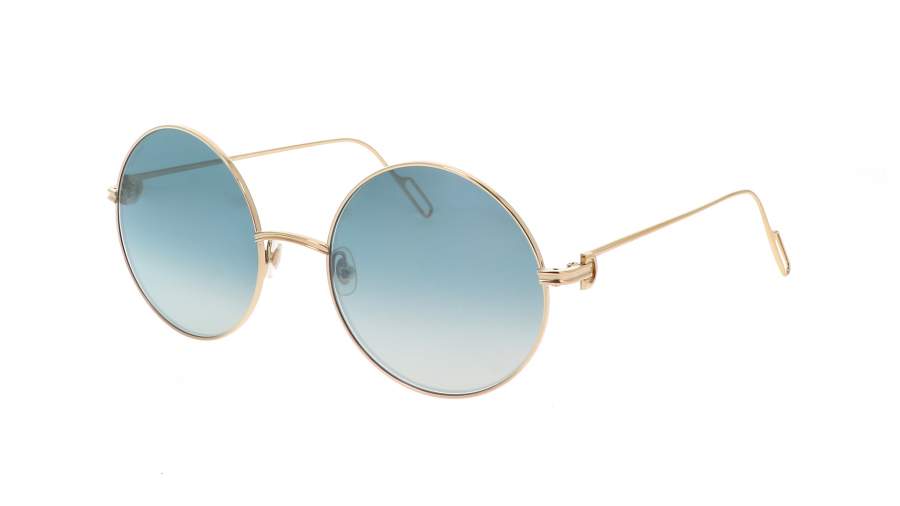 Sunglasses Cartier CT0156S 005 56-21 Gold Gradient in stock