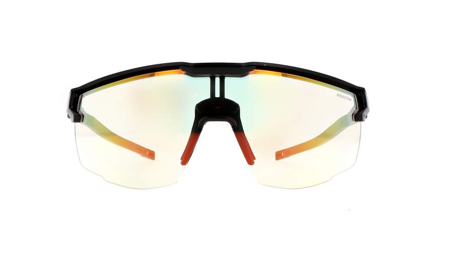 Sunglasses Julbo Ultimate Black Matte Reactiv J5463314  133-14 Medium Photochromic Mirror in stock