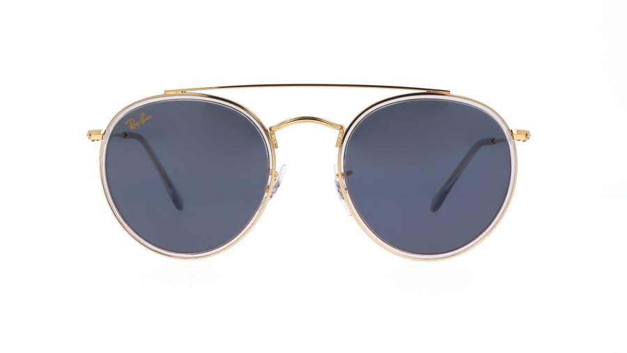 Sunglasses Ray-Ban Round Double Bridge Gold RB3647N 9210/R5 51-22 Medium in stock