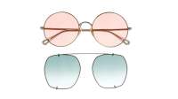 Chloé Demi Gold CH0042S 001 56-20 Large Gradient in stock