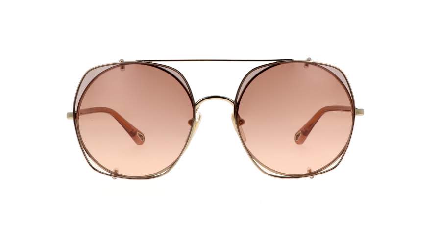 Sunglasses Chloé Demi Gold CH0042S 004 56-20 Large in stock