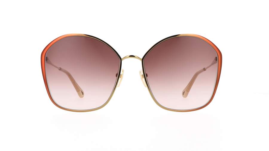 Sunglasses Chloé Irene Gold CH0015S 002 61-17 Large Gradient Mirror in stock