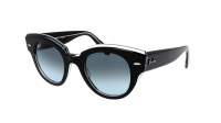 Ray-Ban Roundabout Black RB2192 1294/3M 47-22 Medium Gradient in stock