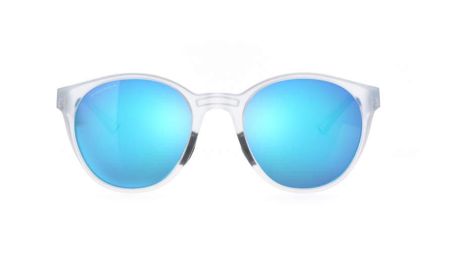 Sonnenbrille Oakley Spindrift Transparent Matt Prizm OO9474 04 52-20 Mittel Verspiegelte Gläser auf Lager
