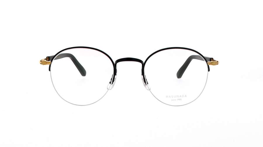 Eyeglasses Masunaga GMS110 35 45-22 Black Medium in stock