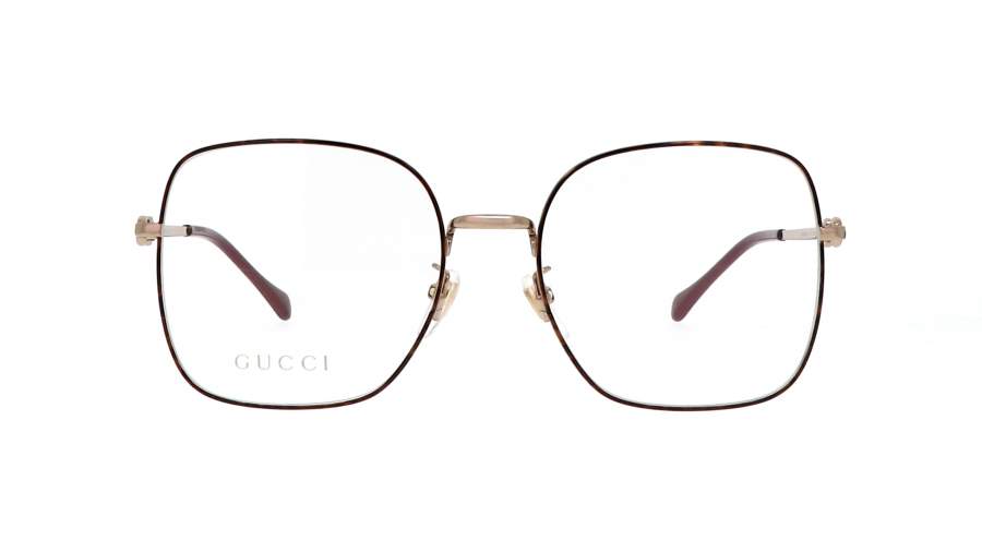 Brille Gucci GG0883OA 002 55-18 Doré Breit auf Lager