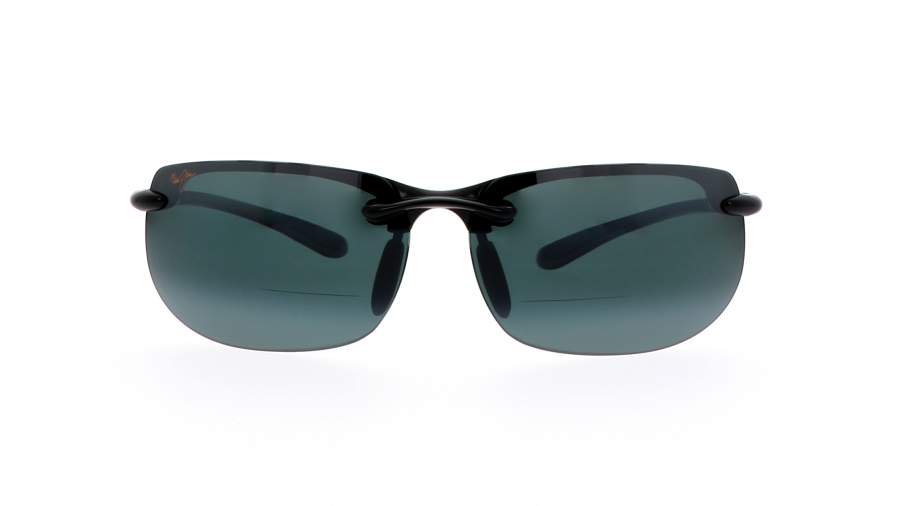 Sunglasses Maui Jim Banyans Black Mauibrilliant 412-0220 70-17 Medium Polarized Gradient Mirror in stock
