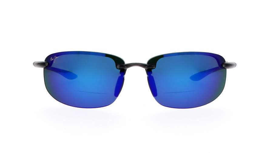 Maui Jim Ho'okipa Grau Reader B807-1120 blaue Brillengläser 64-17 Polarized +2,00 D
