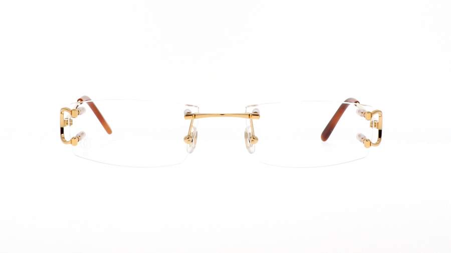 Eyeglasses Cartier CT0092O 001 53-19 Gold Medium in stock