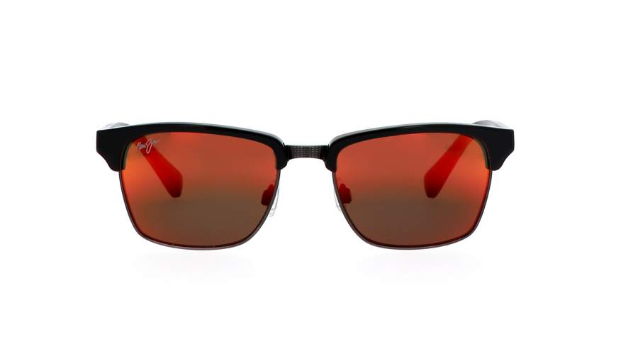 Sunglasses Maui Jim Kawika Black Hawaii Lava RM257-17C 54-18 Medium Polarized Gradient Mirror in stock