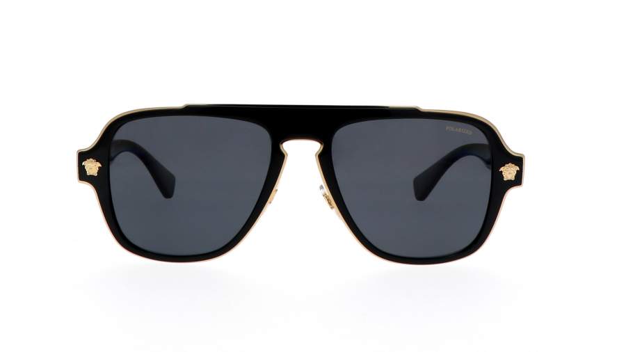 Sunglasses Versace VE2199 1002/81 56-18 Black Large Polarized in stock
