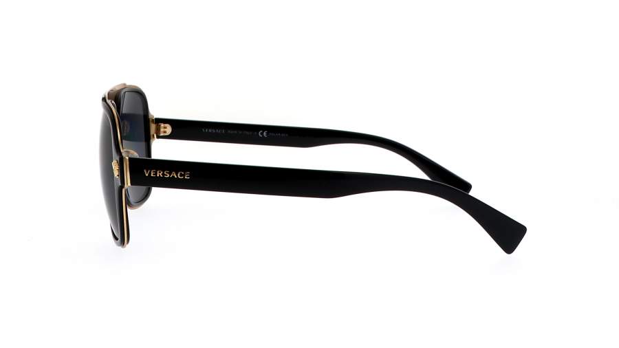 Sunglasses Versace VE2199 1002/81 56-18 Black Large Polarized in