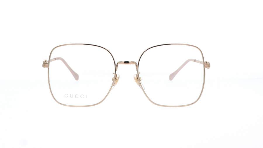 Eyeglasses Gucci GG0883OA 001 55-18 Doré Large in stock