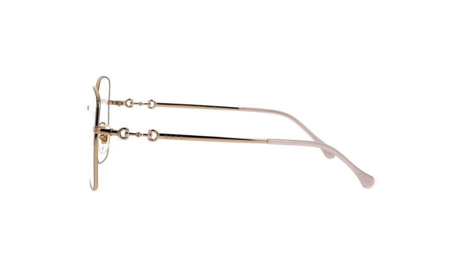 Eyeglasses Gucci GG0883OA 001 55-18 Doré Large in stock | Visiofactory