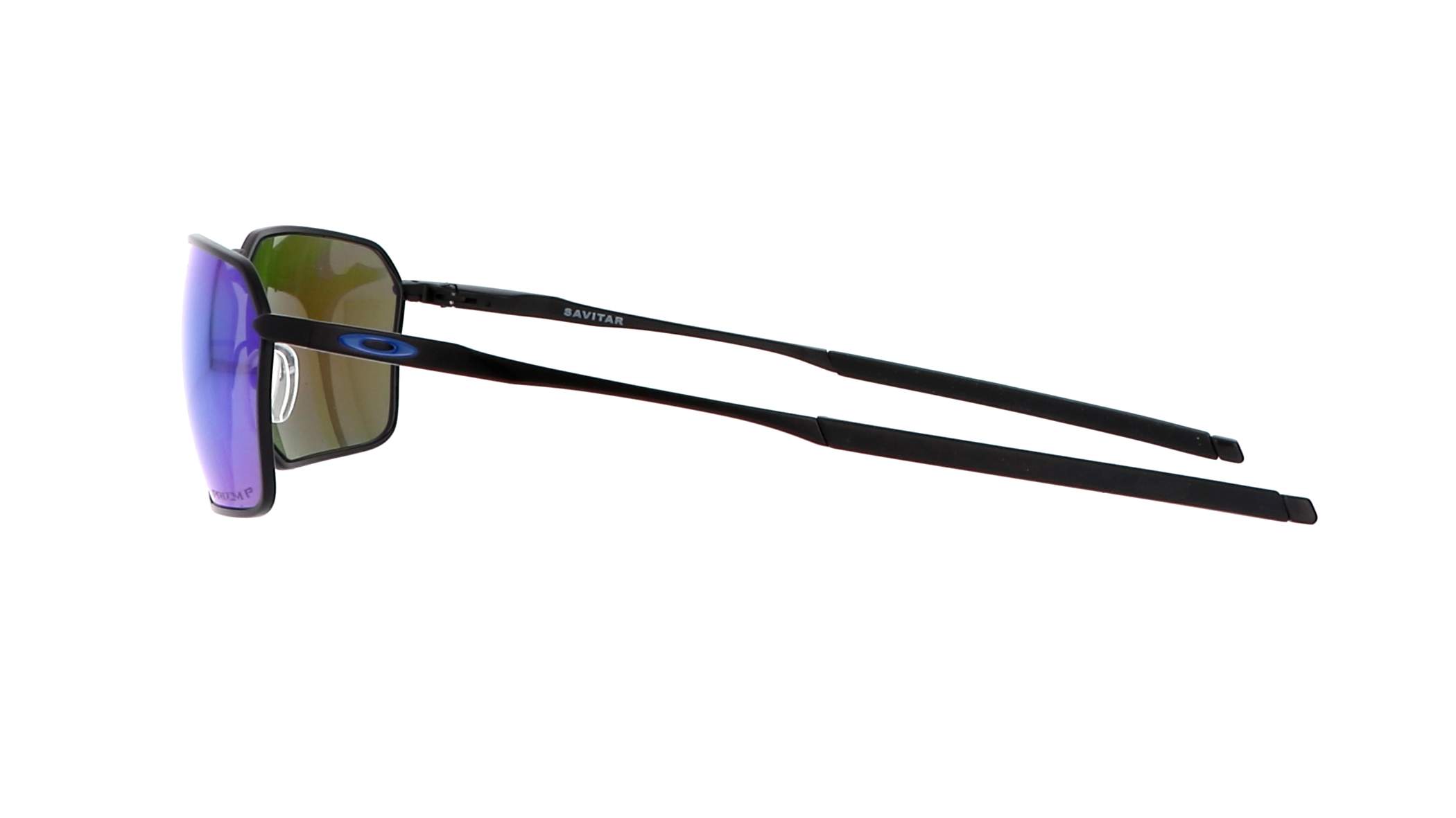 Oakley Savitar Black Matte Prizm Sapphire OO6047 05 58-16 Medium Polarized  Mirror