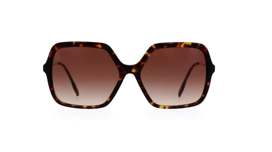 Montures carrées pour lunettes de vue avec ferrures Cuir Burberry en coloris Métallisé Femme Lunettes de soleil Lunettes de soleil Burberry 