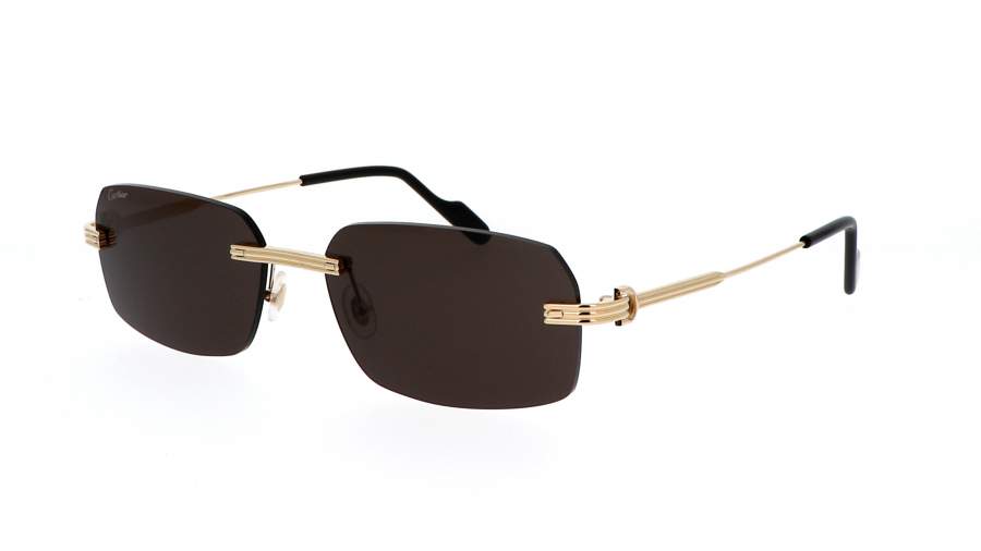 Sonnenbrille Cartier CT0271S 001 58-17 Gold Breit